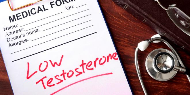 a medical report indicating low testosterone